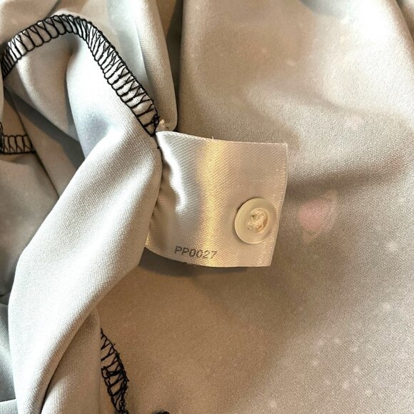 Rhoback The Space Performance Polo Shirt Black Short Sleeve Size Medium M Golf - Picture 7 of 7